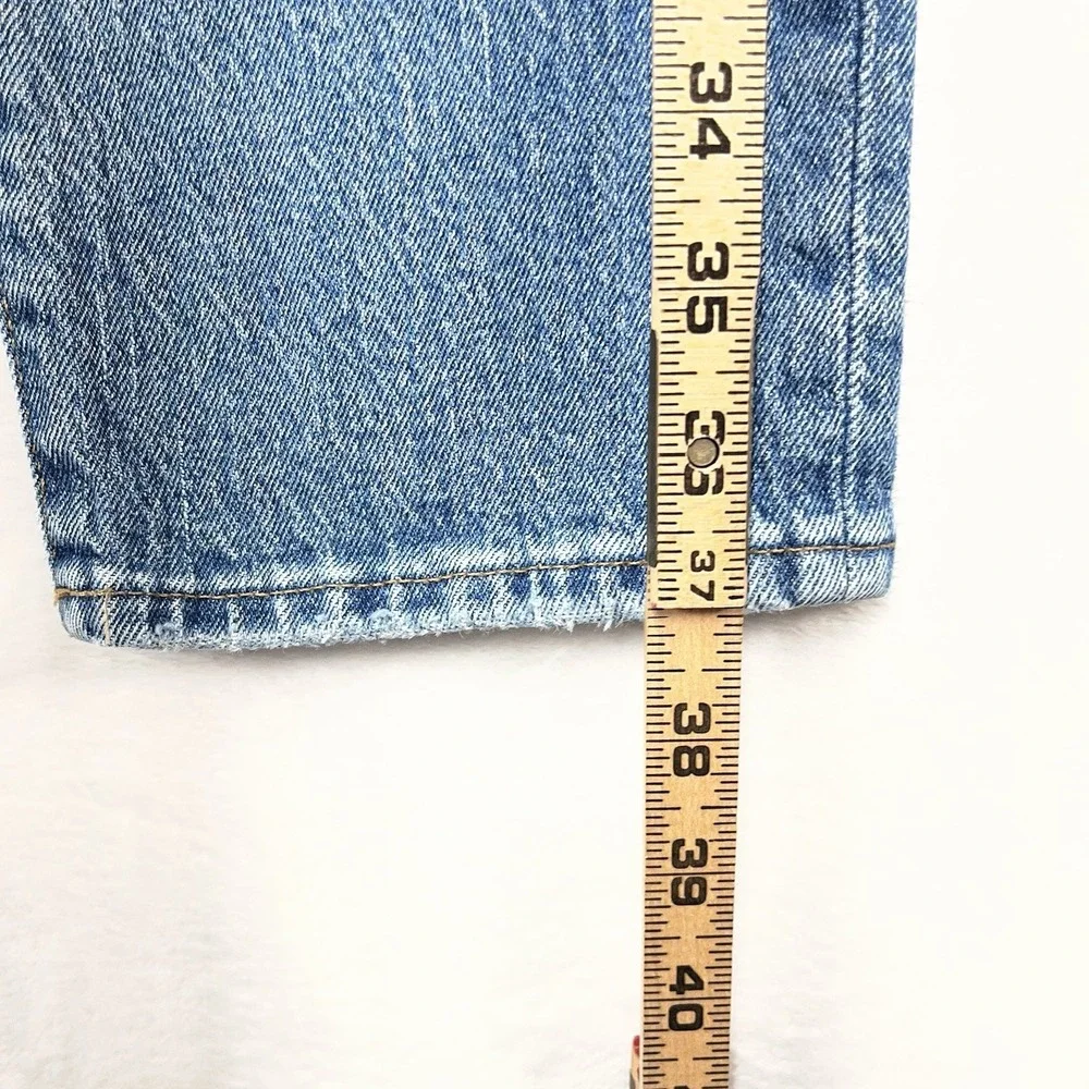 Madewell Mid-Rise Perfect Vintage Jean Womens 27 Medium Wash Casual Fall Winter